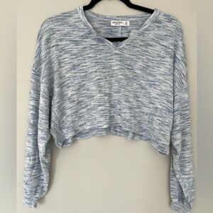 Arizona Jean Co Cropped Sweater Blue Women’s XS